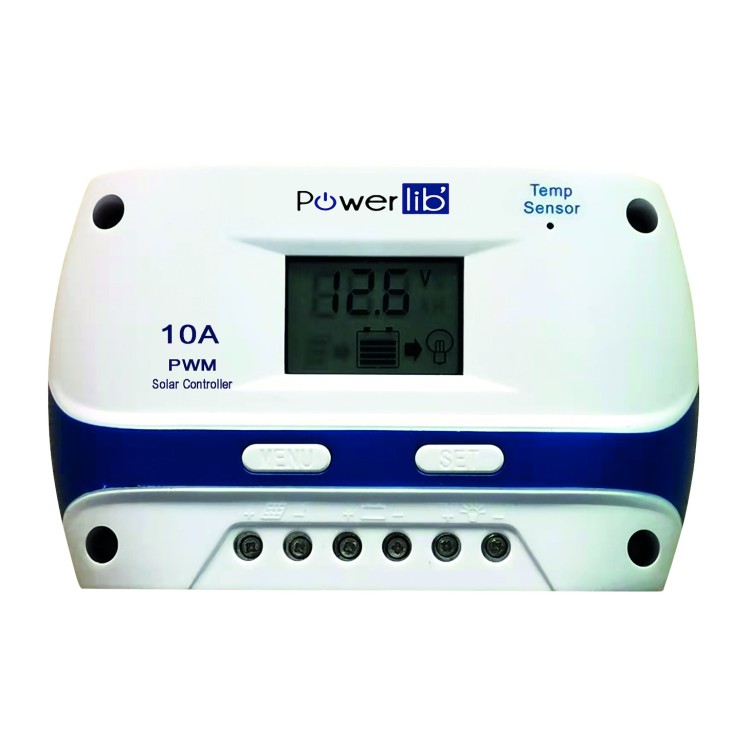 1 - Regolatore di carica PWM 10A con USB e Display per Camper Baita